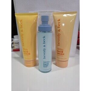 NEW FULL SIZE  beverly & beck face wash, mist, face scrub, Collagen Collection